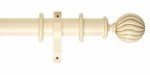 SOLID WOOD TUDOR CURTAIN POLE